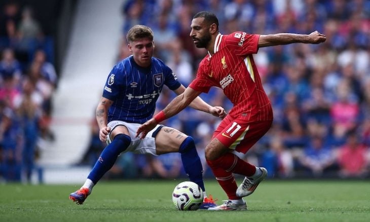 محمد صلاح يقود ليفربول للفوز على إبسويتش في مستهل مبارياته بالموسم الجديد ويحقق رقما قياسيا